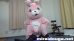 桃兎ちゃん❤︎大汗Fitness -もふもふの中はムレムレでエッチ-