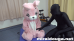 桃兎ちゃん❤︎大汗Fitness -もふもふの中はムレムレでエッチ-